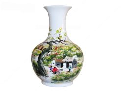 Tỏi cảnh quê sơn mài